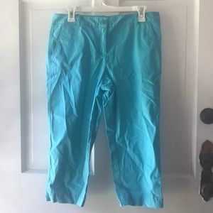 Aqua crop pants